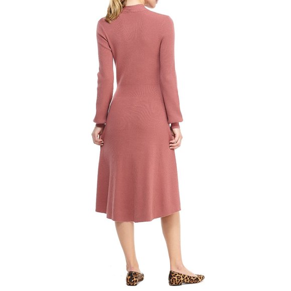 Gal Meets Glam Brianna Tie Neck Knit Dress G37 - Picture 5 of 12